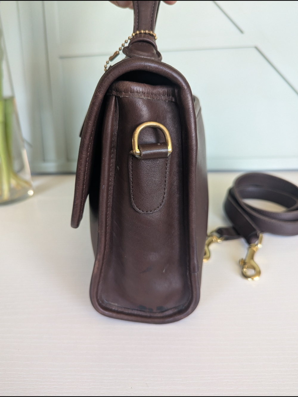 Vintage Coach Court Bag (style number 9870), - Picture 6 of 15